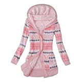 Chaqueta Cardigan Sueter Dama Capucha