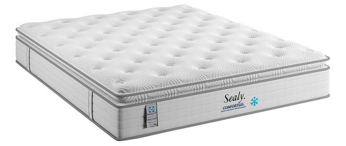 Colchão Sealy Queen Size Comfort Gel Hipersoft