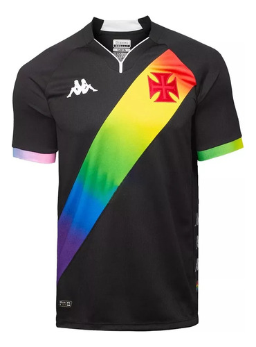 Camisa Vasco Da Gama Kappa Orgulho Lgbt Jogo - Oficial