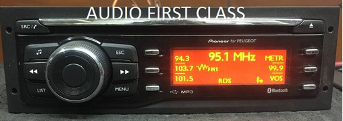 Estereo Pioneer 207 By Peugeot Cd Mp3 Bluetooth Usb Am Fm 