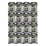 Kit C/ 16 Cartelas Pilha Recarregavel Aaa Palito 2700mah