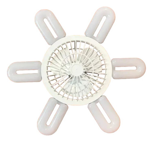 Ventilador Ampolleta Luz Led + Control Remoto Rosca E27 60w Cantidad De Aspas 3 Estructura Blanco Aspas Blanco Diámetro 23 Cm Frecuencia 50hz-60hz Material De Las Aspas Plástico