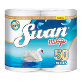Papel Higiénico Suan Pack X4 Rollos 50mts