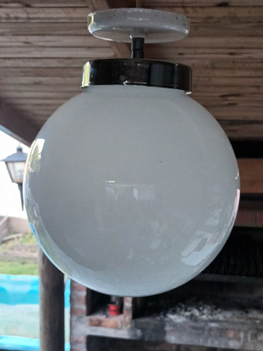 Lampara Colgante De Esfera Grande. 25 Cm De Diamametro 