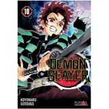 Manga Demon Slayer - Kimetsu No Yaiba 10 Ivrea Arg