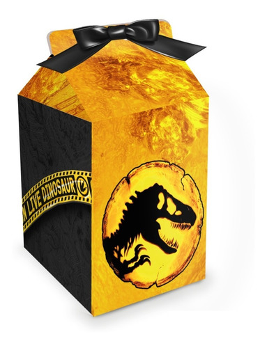 16 Caixas Surpresas Estilo Milk - Festa Jurassic World 3