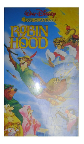 Pelicula Vhs Robin Hood Disney Original - Infantil Español