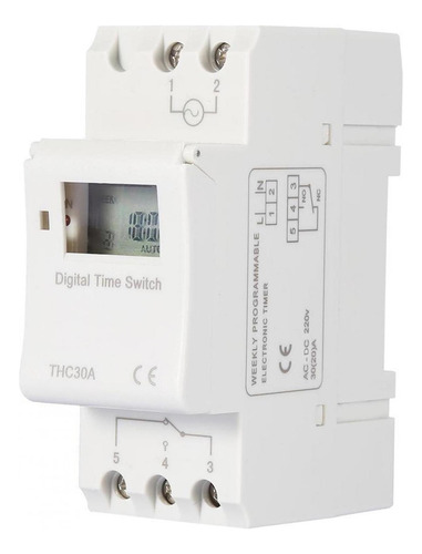 Thc 30a Digital Temporizador Interruptor Programable Electró