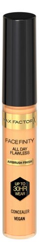 Corrector Facial Líquido Max Factor Facefinity All Day Flawless Concealer Tono 40 Para Piel Todo Tipo De Piel