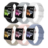 Paquete De 6 Bandas Compatibles Apple Watch Band 38 Mm ...