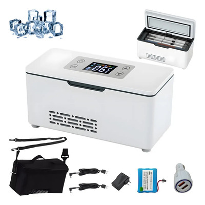 Enfriador De Insulina Portátil Refrigerador Con Pantalla 8h | Envío gratis