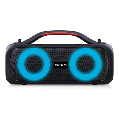 Bocina Aiwa Aws200bt Bluetooth 30 W Radio Fm Luz Rgb 4 Hrs Negro | Meses sin interés