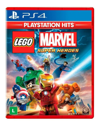 Jogo Lego Marvel Super Heroes - Ps4
