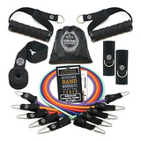 Kit De Ejercicio Tribe 5 Bandas De Resistencia + Accesorios