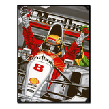 #1118 - Cuadro Decorativo - Formula Uno Auto Poster No Chapa