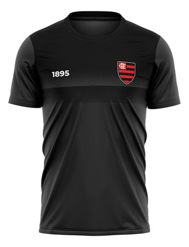 Camisa Flamengo Preta Casual Oficial Licenciada