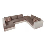 Juego De Sillon Esquinero Rinconero Chenille Premium 6 En 1