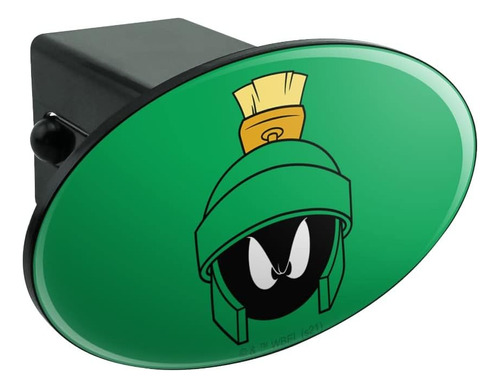 Looney Tunes Marvin Face Oval Tow Trailer Hitch Cover Plug I