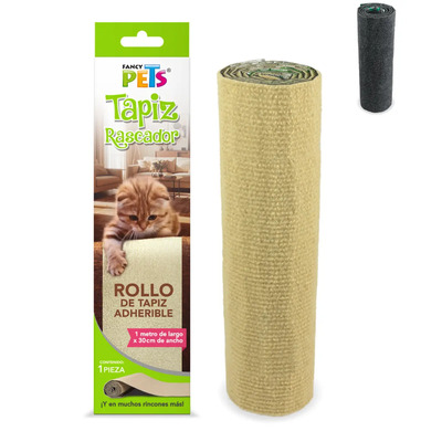 Tapiz Rascador Gato Adherible Protector Muebles Para Rascar Beige | MercadoLibre