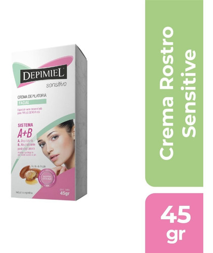 Depimiel Crema Depilatoria Facial Piel Sensible Por 45 Gr