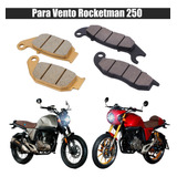 Kit Balatas Freno Delantero Trasero Para Vento Rocketman 250