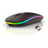 Mouse Gamer Trackball Rgb Recargable Bluetooth Wifi