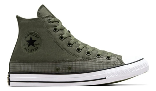 Tenis Urbano Converse All Star Verde Olivo Original 