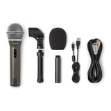 Samson Q2u Kit Microfono Dinamico Usb + Accesorios Soporte