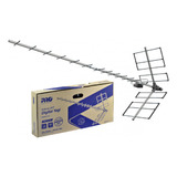 Antena Externa Yagi Digital Amplicada Canais Abertos Uhf