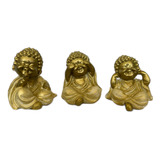 Budas 3 Virtudes En Yeso 10 Cms