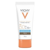 Protetor Solar Facial Vichy Hydra-matte Fps50 Cor 5.0 - 30g