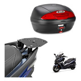 Suporte Bagageiro + Baú Givi 45l Dafra Cruisym 300 - Scam