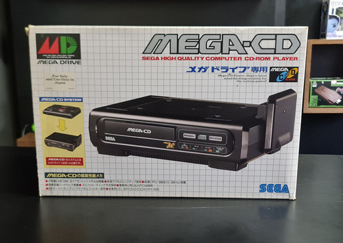 Console Mega Cd Japonês Original Na Caixa Extremamente Raro