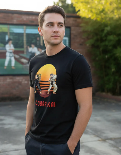 Playera Sublimada Cobra Kai Retro