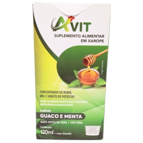 A+vit Supl Romã/mel/iodeto Potássio Xpe 120ml Sb.guaco/menta