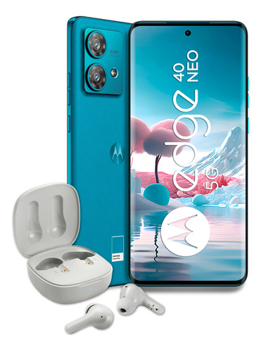 Motorola Edge 40 Neo 5g Duos 256gb Azul 8 Ram + Obsequio