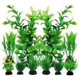 Accesorios Para Peceras Plantas Verdes  10 Piezas Decoracion