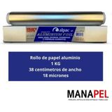 Rollo De Papel Aluminio Alpac 38cm X 1kg C/ Estuche 