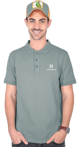 Playera Polo Hombre Con Botones Roosevelt A197