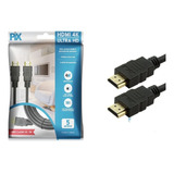 Cabo Hdmi Gold 2.0 4k Hdr 19p 5 Metros Chip Sce - 018-2225