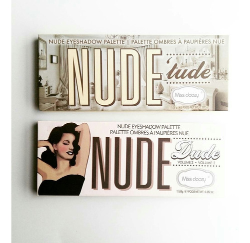 Paleta De Sombras Nude Dude & Tude / Miss Doozy