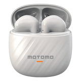 Audífonos Bluetooth Motomo Earpods G08 Blanco