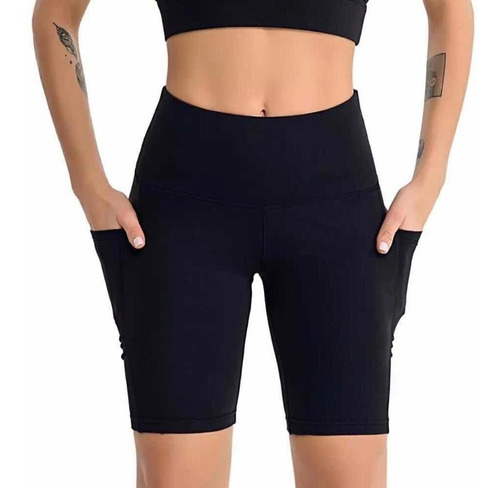 Short Licra Deportiva Gym Correr Super Calidad Bolsa Celular