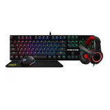 Kit Gamer Rgb Teclado Mouse Mousepad Headset Pc Ps4 Xbox One