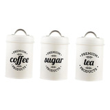 .. De 3 Recipientes De Azúcar Té De De Almacenamiento De