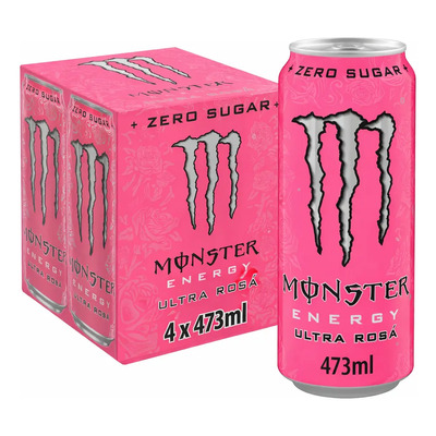 Monster Energy Drink Ultra Rosa 4x473ml | MercadoLibre