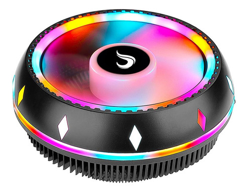 Cpu Cooler Led Rgb Ufo 90mm Intel X79 X99 1155 1356 Am2 Am3