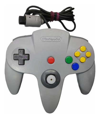 Control Gris Nintendo 64 Original Garantizado Gris