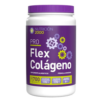 Colageno Hidrolizado Polvo Pro Flex 700 G Sabor Arándano Nutricion 2000 | Meses sin interés