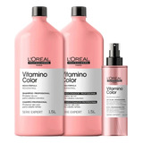  Loreal Vitamino Color Shampoo 1,5l + Cond 1,5l + Leave 190ml